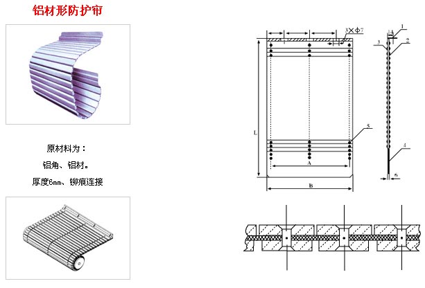 鋁型材防護(hù)簾